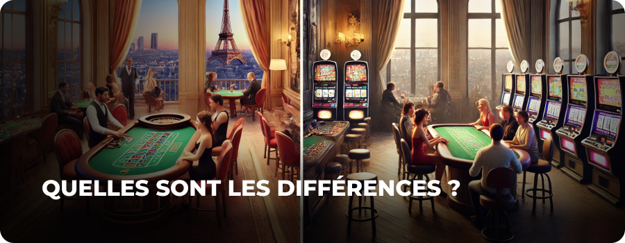 casinos vs clubs de jeux différences