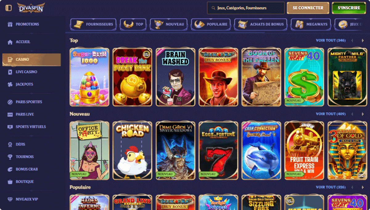Divaspin Casino