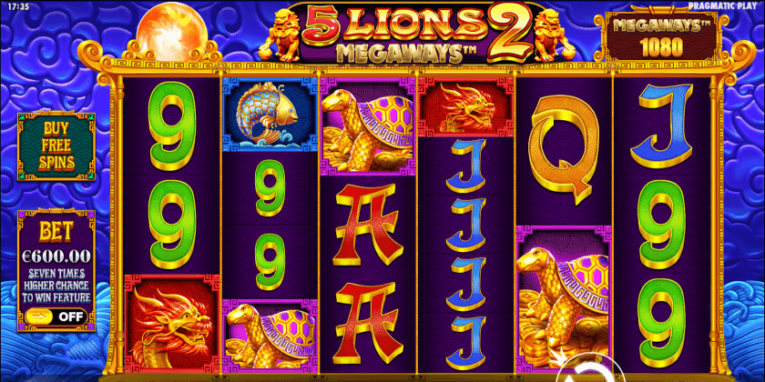 5 lions megaways 2
