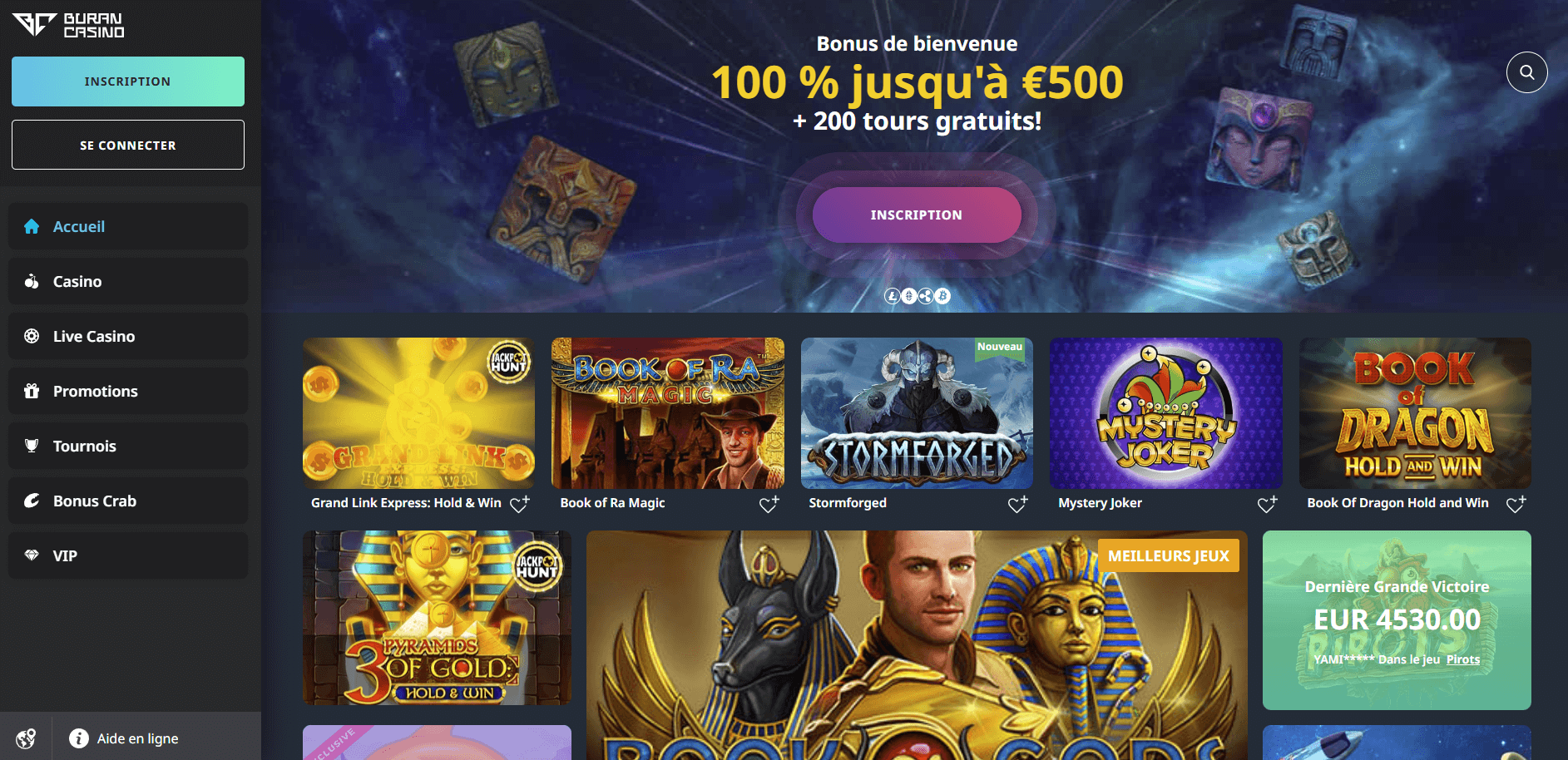 Avis BuranCasino