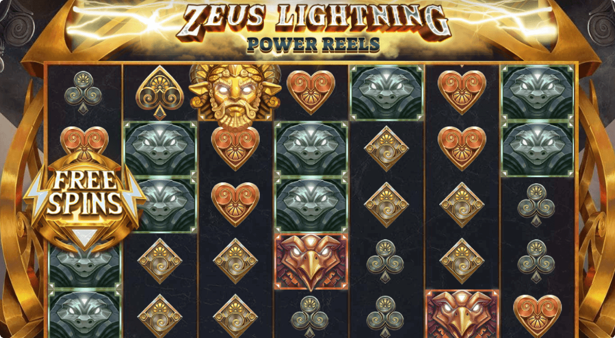 Zeus Lightning Power Reels Machine a Sous